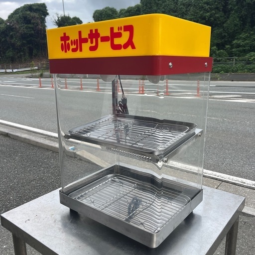 ☆中古品 エイシン ホットショーケース　① ホットスナック 保温 保温ケース☆