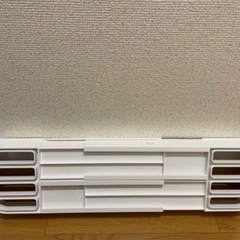 山崎実業(Yamazaki) tower タワー 伸縮 バスタブ トレー ホワイトの画像