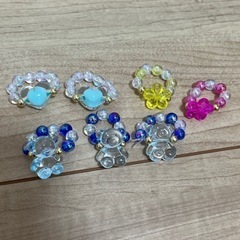 プライズ品、ビーズリング7点まとめて