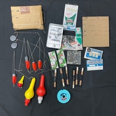 釣り道具　まとめ売り　釣り針　おもり　なまり　糸　等