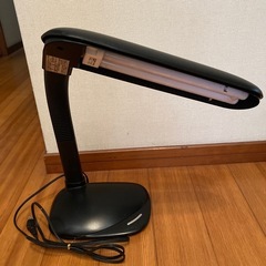 ツインバード　ライトスタンド　電気スタンド　蛍光灯　ブラック