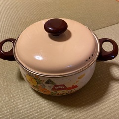 ホーロー　両手鍋