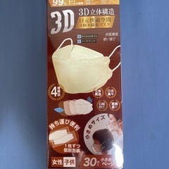 不織布タイプ　冷感マスク子供用　３D立体構造　１０箱の画像
