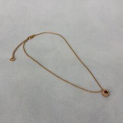 【729】ネックレス SWAROVSKI ゴールドカラー