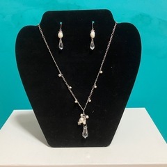（決まりました）淡水パール 水晶？ ネックレス/淡水パール 水晶...