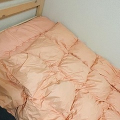フェザー 掛け布団 敷布団 毛布 3点セット シングルの画像