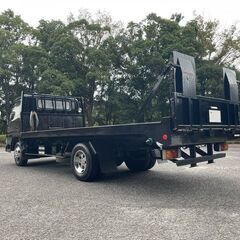 【ご成約】角目キャンター　積載車　エアコン付　ラジコン有の画像