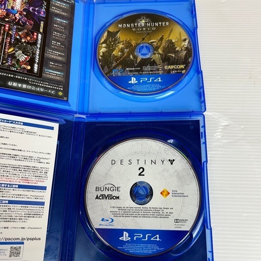 k1008607 未検品 PS4ソフト まとめ売り9本 モンハン  ドラクエ フェイト スナイパー アンチャーテッド ダイイングライト
