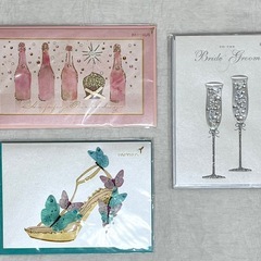 未使用海外にて購入　メッセージカード 5種類 レターセット 絵葉書 ポストカード バースデーカード の画像