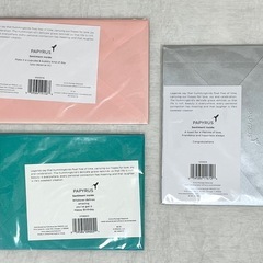未使用海外にて購入　メッセージカード 5種類 レターセット 絵葉書 ポストカード バースデーカード の画像