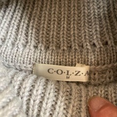 C.O.L.Z.A ケーブルニット タートルネック M グレーの画像