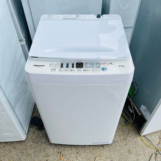 売約済【✨高年式✨】Hisense全自動洗濯機4.5kg