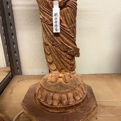 彫刻教室講師の作品　手作り仏像の画像