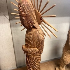 彫刻教室講師の作品　手作り仏像の画像