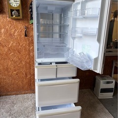 J0821 冷蔵庫 シャープ 5ドア 424L 2014年