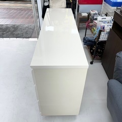 超美品‼️】ニトリ 150cm幅3段ローチェスト タンス 衣類収納家具 鏡面