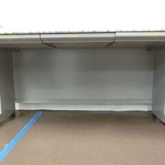 事務用平デスク ライトグレー 幅140cm/奥行き70cm/高さ70cmの画像