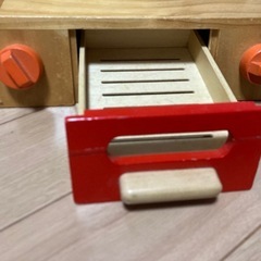 おままごと　
木製　ガスコンロ　おもちゃの画像