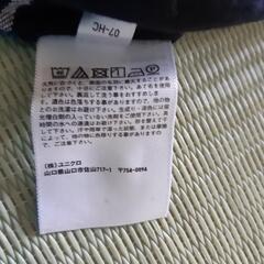 【物々交換可】UNIQLO　青ﾁｪｯｸ　長袖　Sｻｲｽﾞの画像