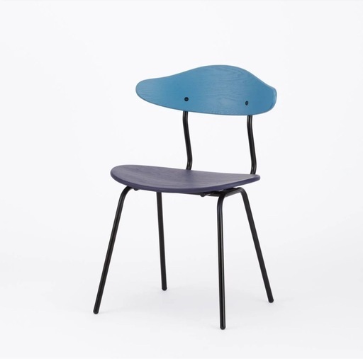 Blue x Violet x Black Steel Frame チェア
