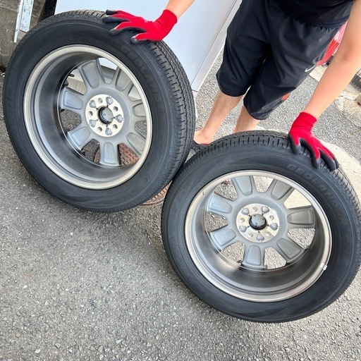 【新車外し】デリカD5 Chamonix  純正タイヤホイールセット