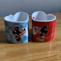 【値下げしました】ディズニーリゾート　ペアカップセット　新品未使用