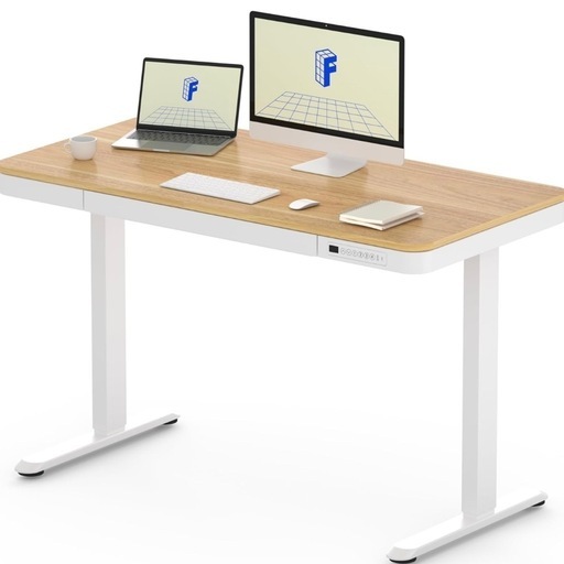 FLEXISPOT 昇降デスク 引き出し付き 白