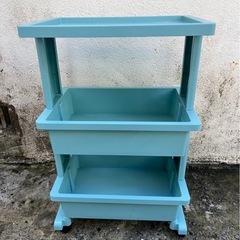 美品‼️ニトリキッチンワゴンカート3段テーブルワゴン🍉プロフ必要の画像