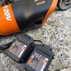 電動草刈機＆ブロアーセットWORX充電式バッテリー🍉プロフ必読の画像
