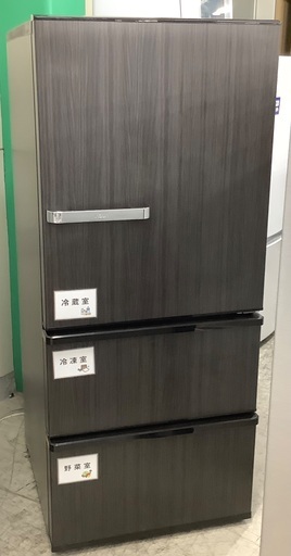 安心の1年保証付き！！　AQUA　3ドア冷蔵庫　AQR-SV27M(K)-1
