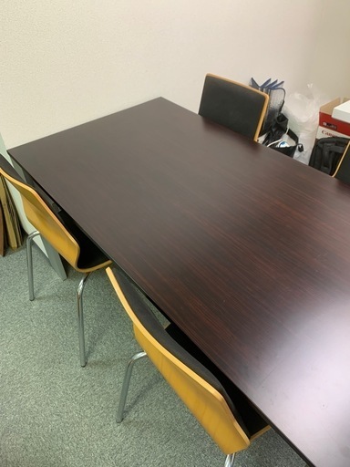 会議用机  椅子４脚　セット