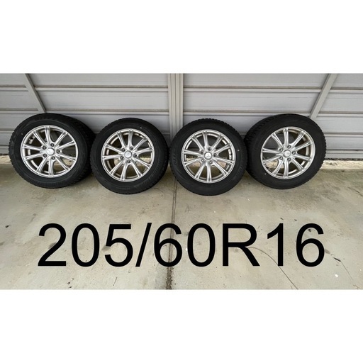 205/60R16 ブリヂストン　スタッドレスタイヤホイールセット　ヴォクシー　他