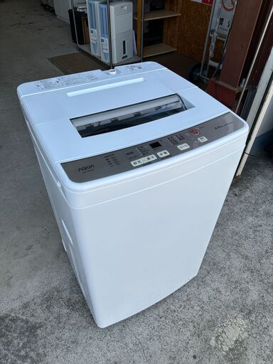【動作保証あり】AQUA アクア 2021年 AQW-S60J 6.0kg 洗濯機【管理KRS696】