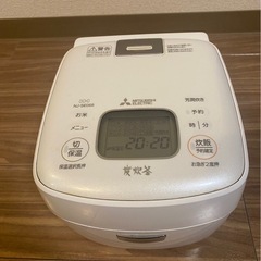 【おまけ付き】三菱電機 IHジャー炊飯器 3.5合（NJ-SE068-W ）の画像
