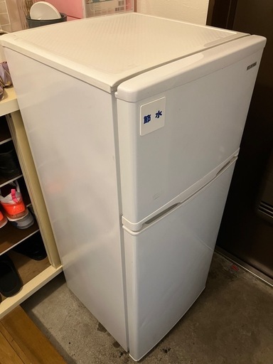 冷蔵庫 118L アイリスオーヤマ IRSD-12B-W 2020年製