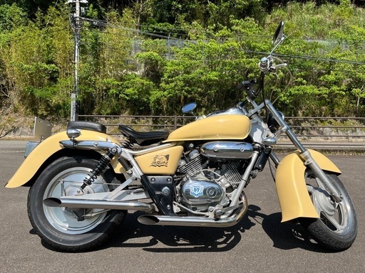 【激レア！】アメリカンバイク　ホンダVツインマグナ250  ミリタリー クラシックカスタム　車体