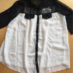 シャツ　ブラウス　七分袖