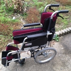 車椅子　介助式　ハピネスコンパクトの画像
