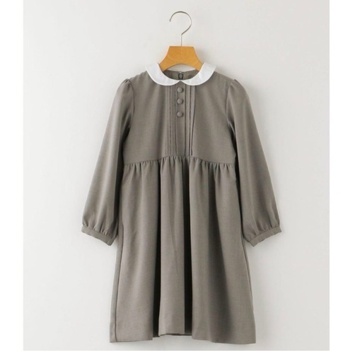 SHIPS シップス ピンタック ツイル ワンピース 120cm フォーマル