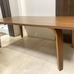 ウォルナット テーブル 北欧風 ブラウン ローテーブル LT-フィーカ スクエア LT2886 ウォールナットの画像