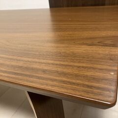 ウォルナット テーブル 北欧風 ブラウン ローテーブル LT-フィーカ スクエア LT2886 ウォールナットの画像