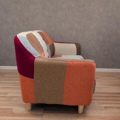 パッチワークソファの画像