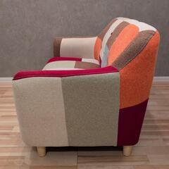 パッチワークソファの画像