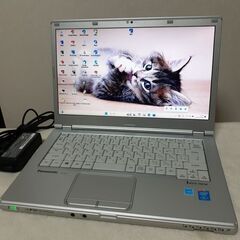 【お取り引き決定しました】【少し小さめの14インチ】core i5　8GB　SSD　カメラ　Wi-Fi　Bluetooth　マルチ  Microsoft office2021　Windows11　Panasonic　Let’s note
