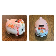 かわいい レトロ　貯金箱　4点セット★ブタさん　郵便ポスト　クマのプーさん レア♪の画像