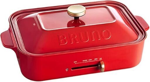 【新品未使用】BRUNO コンパクトホットプレート BOE021-RD レッド