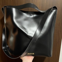 美品　合皮レザーバッグの画像