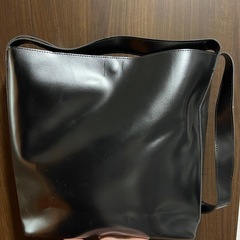 美品　合皮レザーバッグの画像