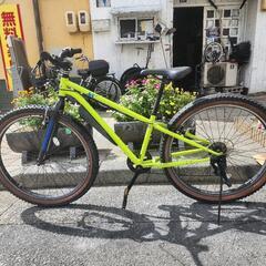 『ＳＡＬＥ　４０％』ＭＴＢ自転車　２６インチ　６変速　緑　配達可能