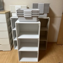 【  決定⠀】ニトリ3段ボックス カラボ  収納ボックス 